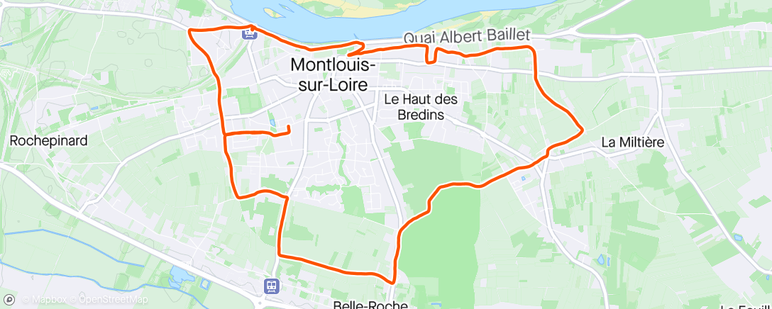 Map of the activity, En route pour le marathon pour tous - ép 4