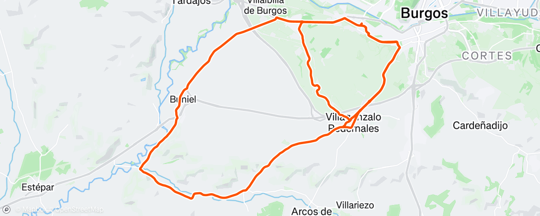 Map of the activity, Namiddagrit
