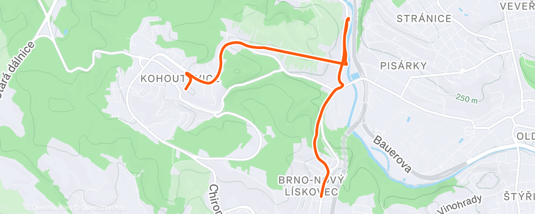 Карта физической активности (Afternoon Walk)