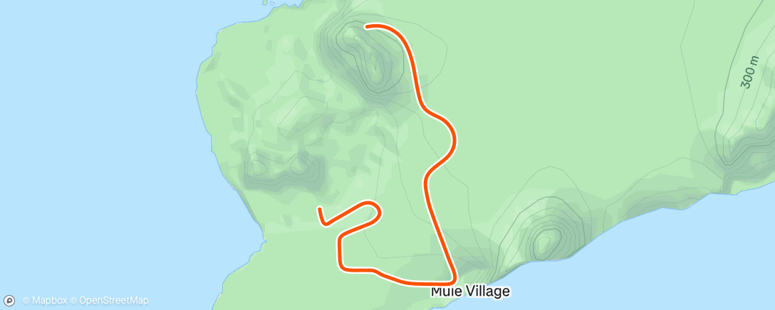 Map of the activity, Zwift