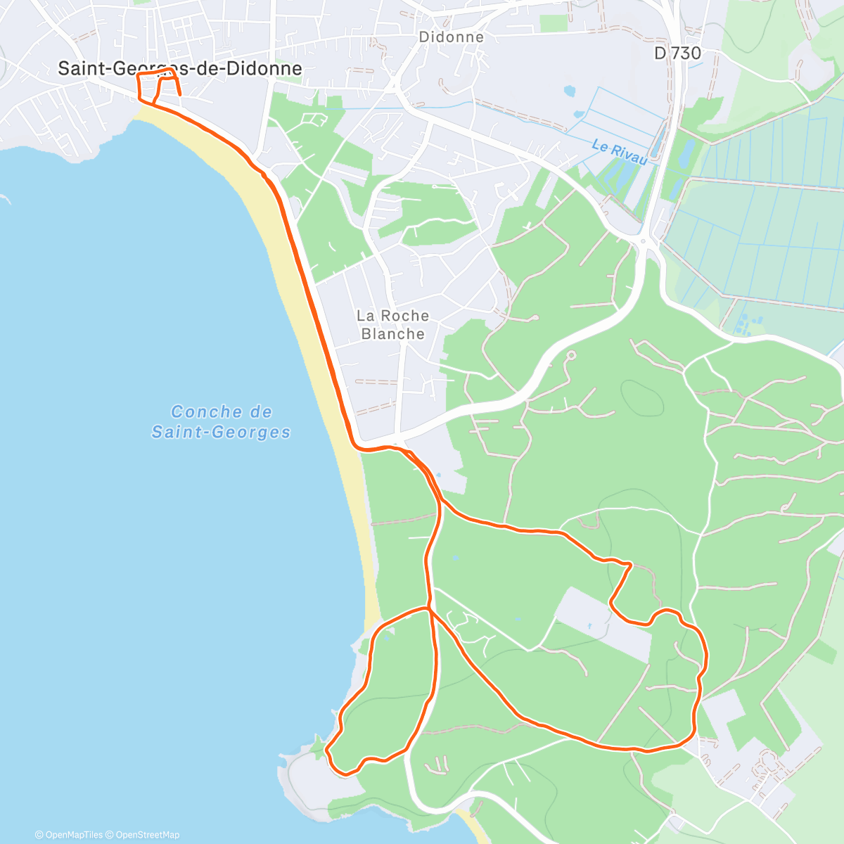 Карта физической активности (La dernière en touriste.. et en EF!)