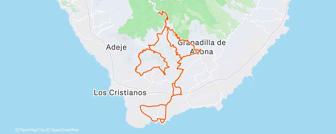 Map of the activity, Morgenausfahrt