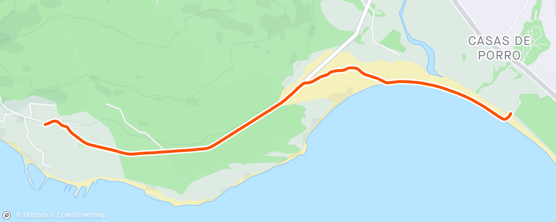 Map of the activity, To Punta Paloma