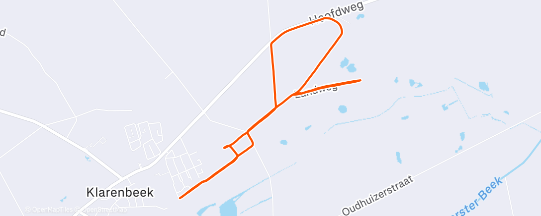 Map of the activity, Ochtendloop
