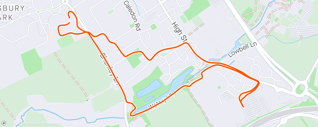 Carte de l'activité Afternoon Run