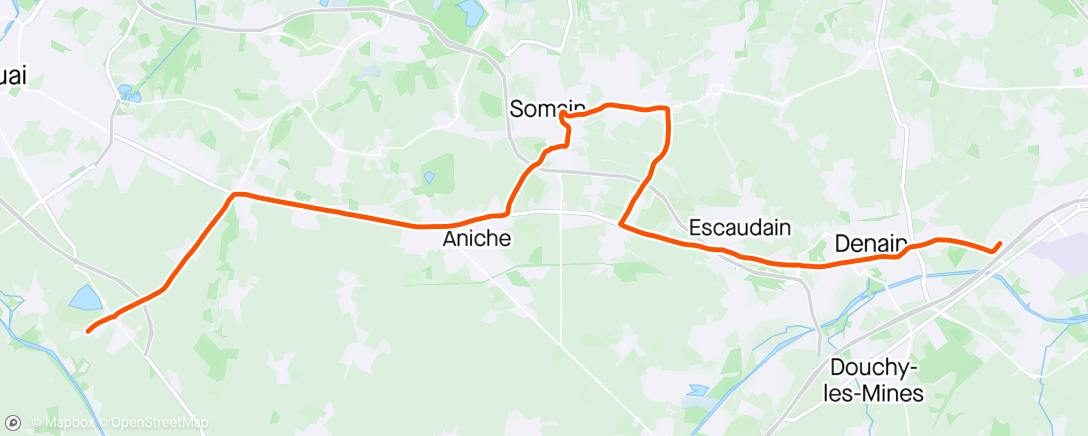 Map of the activity, Sortie vélo dans l'après-midi
