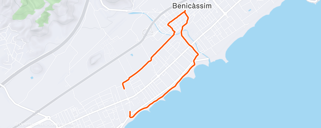 Map of the activity, Coffeewalk