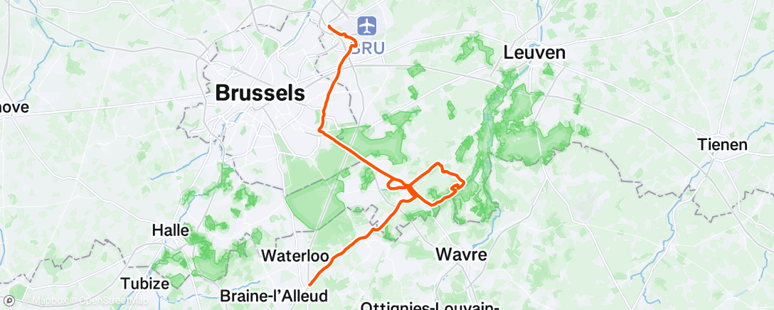 Map of the activity, Yellow card x7