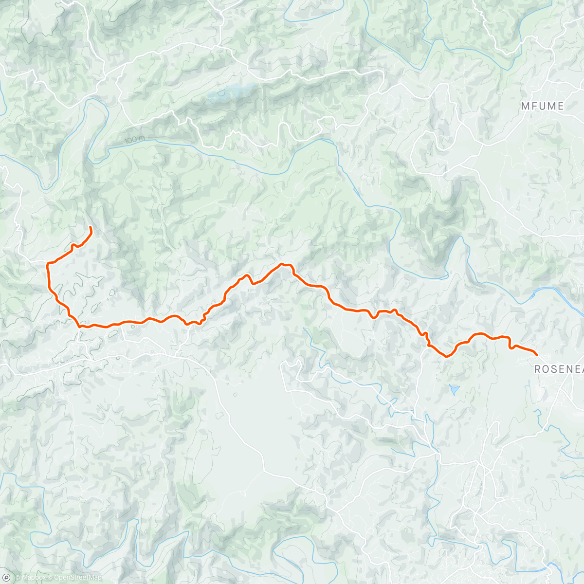 Map of the activity, Trail Expedition to Execution Rock
