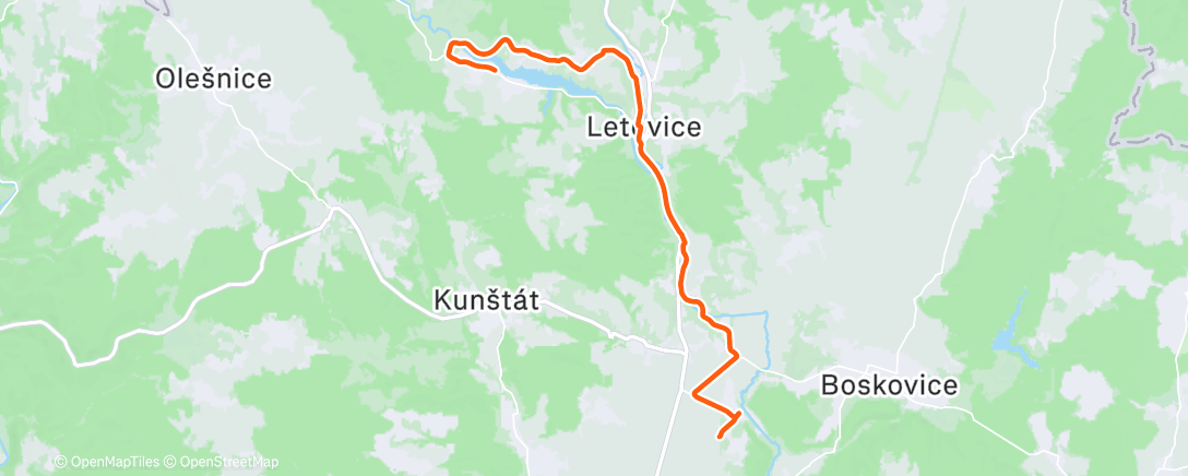 Map of the activity, 1. cast Garmin dead ❄️🥶🧊