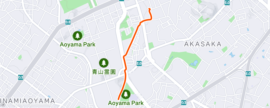 Map of the activity, Morning Ride