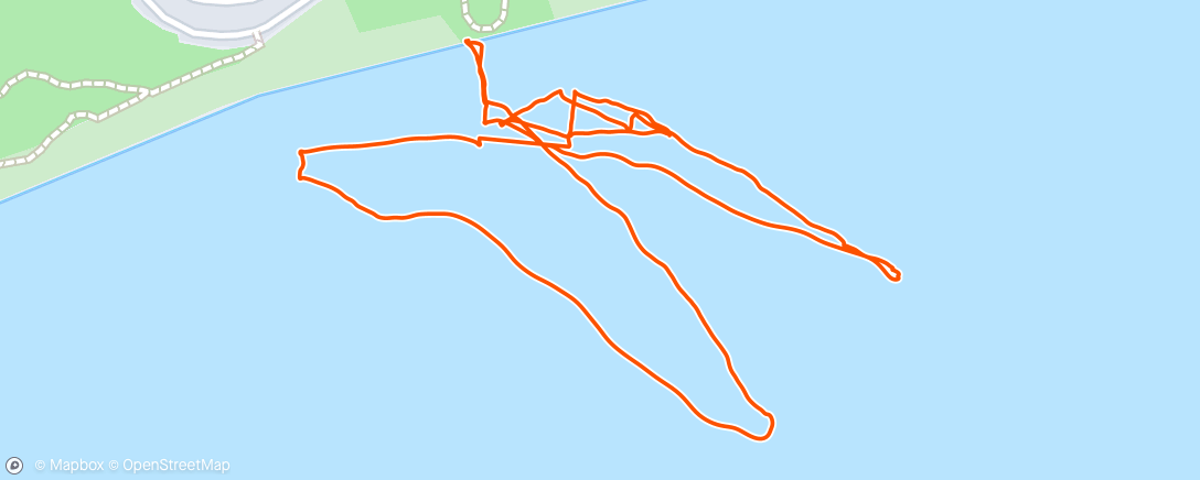 Map of the activity, Wingin it