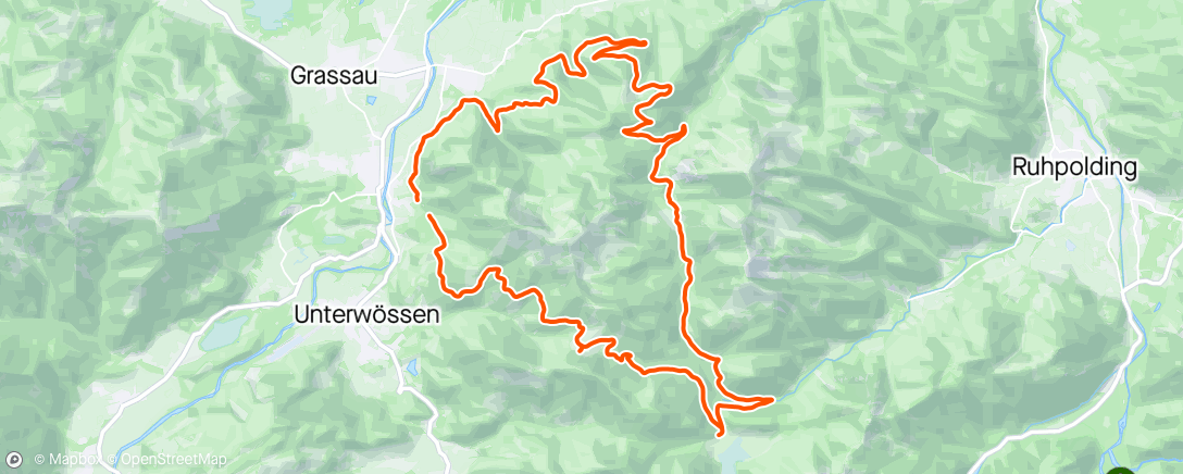 Carte de l'activité Around Hochgern Hike