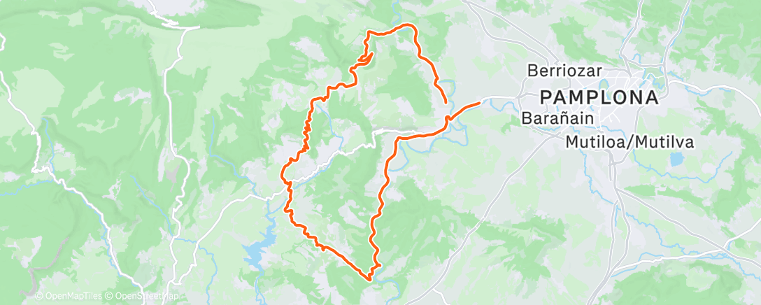 Map of the activity, Eguberri Off