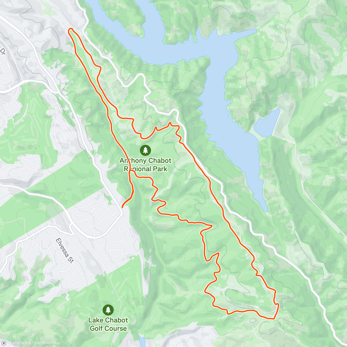 Map of the activity, BBR: Chabot