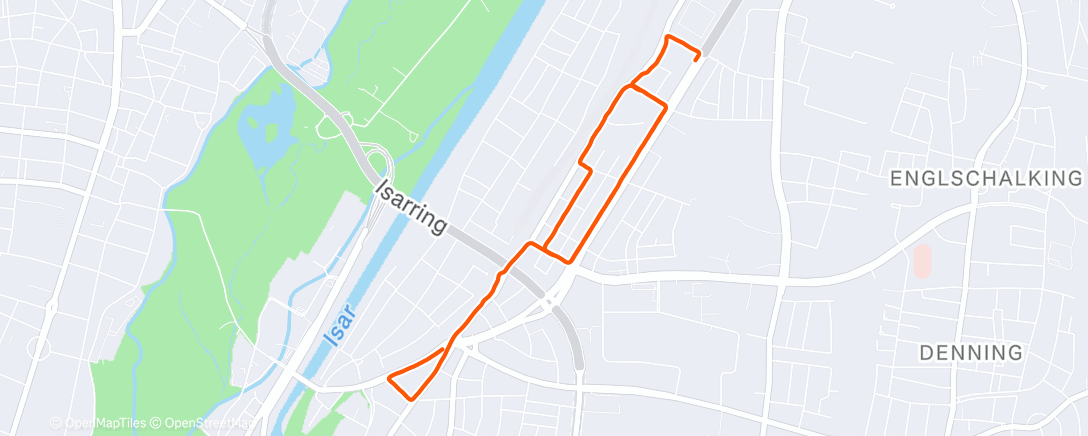 Mapa de la actividad (Abendlauf)