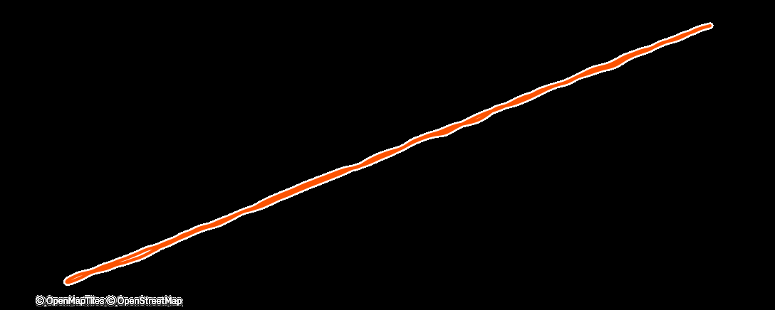 Map of the activity, Lauf am Mittag