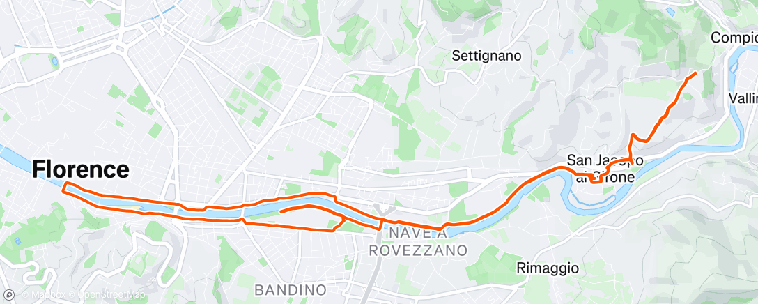 Mapa da atividade, Meglio la bici