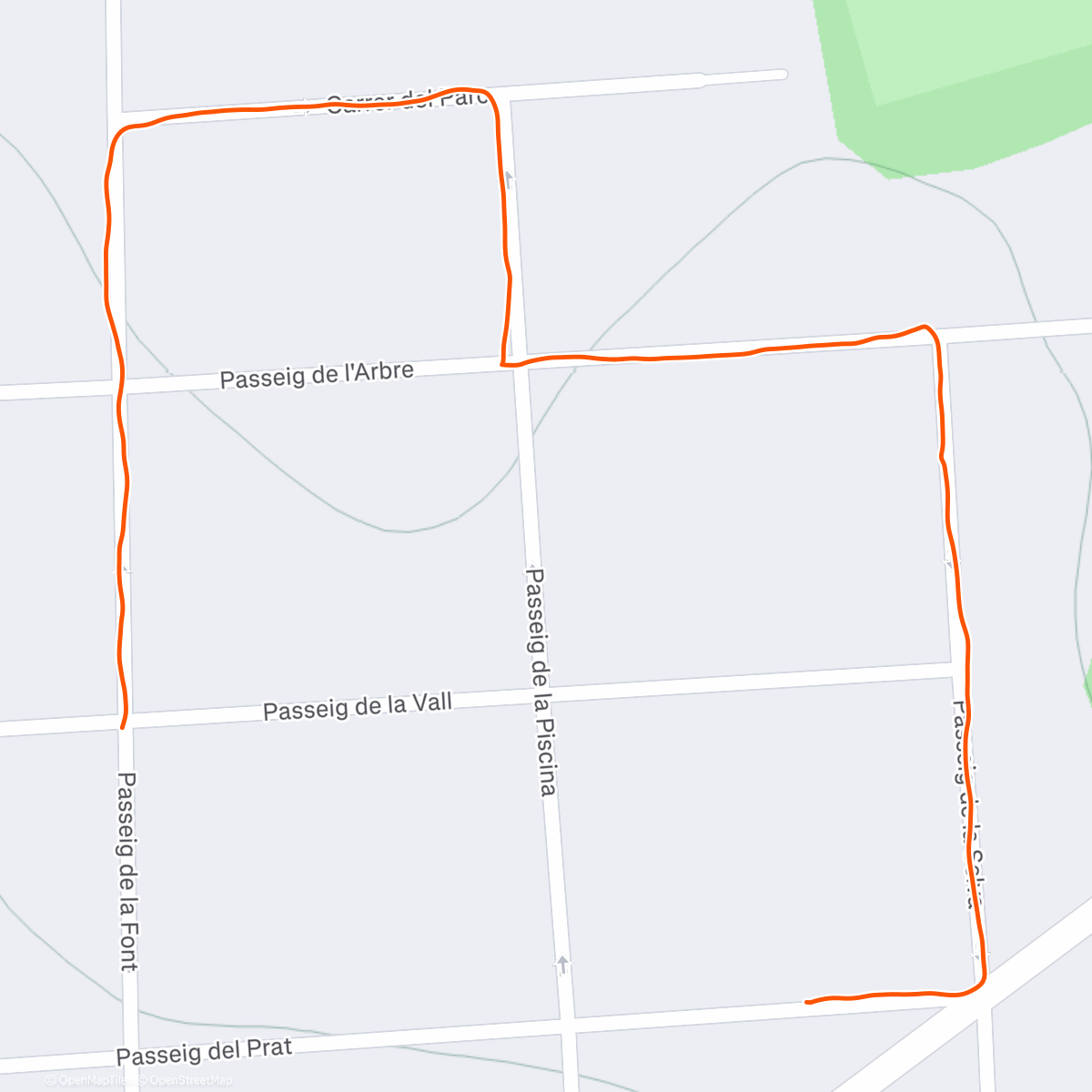 Map of the activity, no hem cremat prou 🫠😂