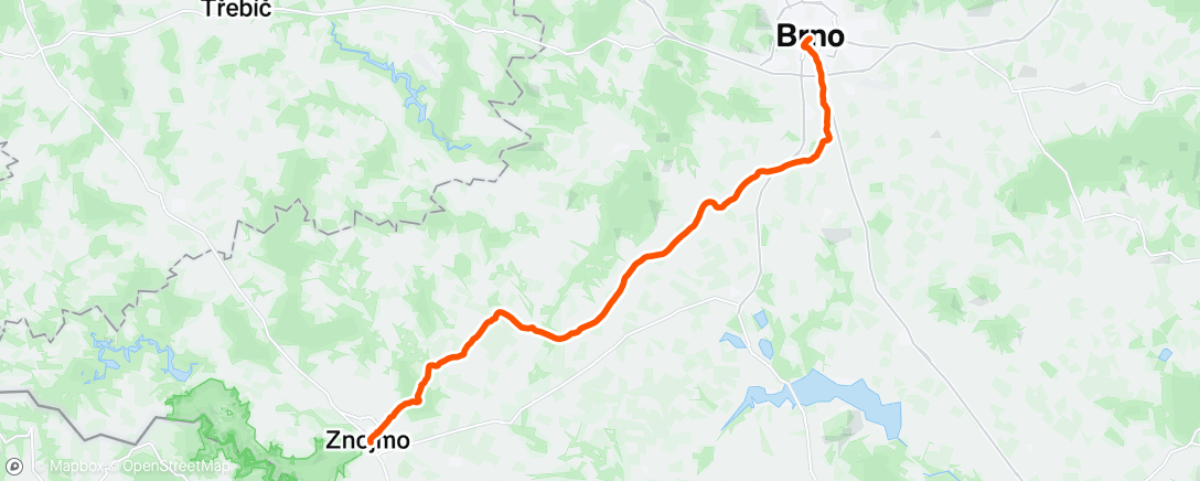 Map of the activity, Morning Ride