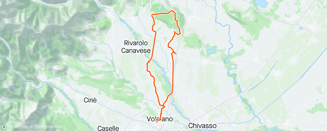 Map of the activity, Giro mattutino 🌝🌞