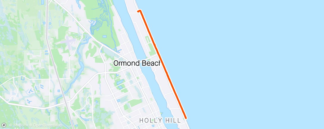 Map of the activity, Ormond