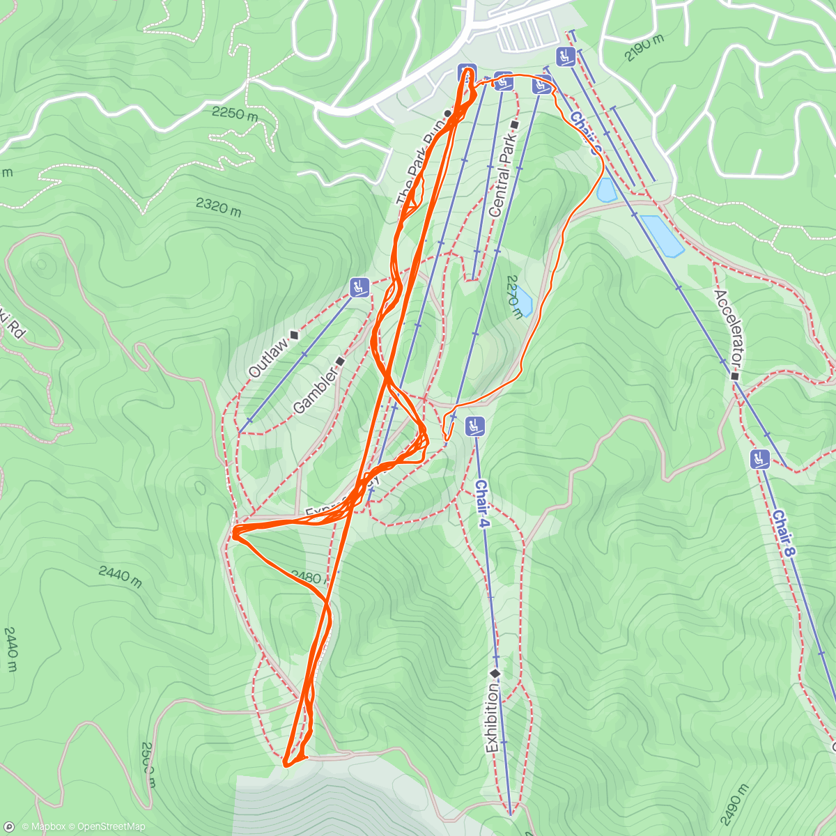 Map of the activity, Another fun day in the snow!🏂🏂⛷️