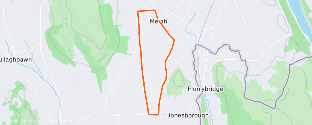 Карта физической активности (Morning Run)