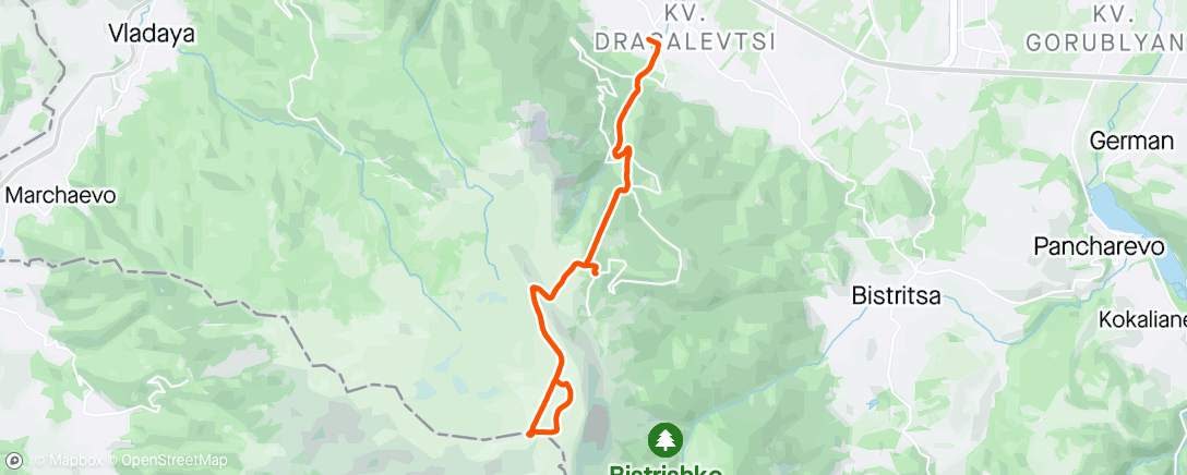 Mapa da atividade, Приятелско с  НОРА Д-ЧВ-66