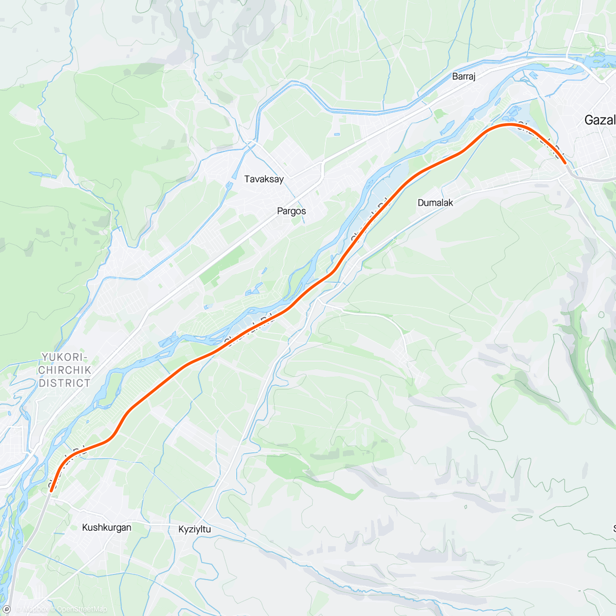 Map of the activity, Tour Of Bostonliq ITT