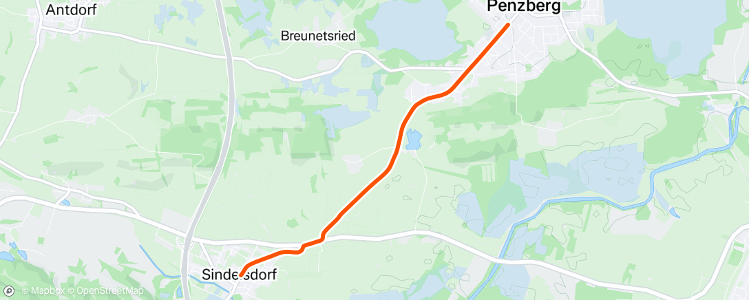 Map of the activity, Ausrollen😅🌄