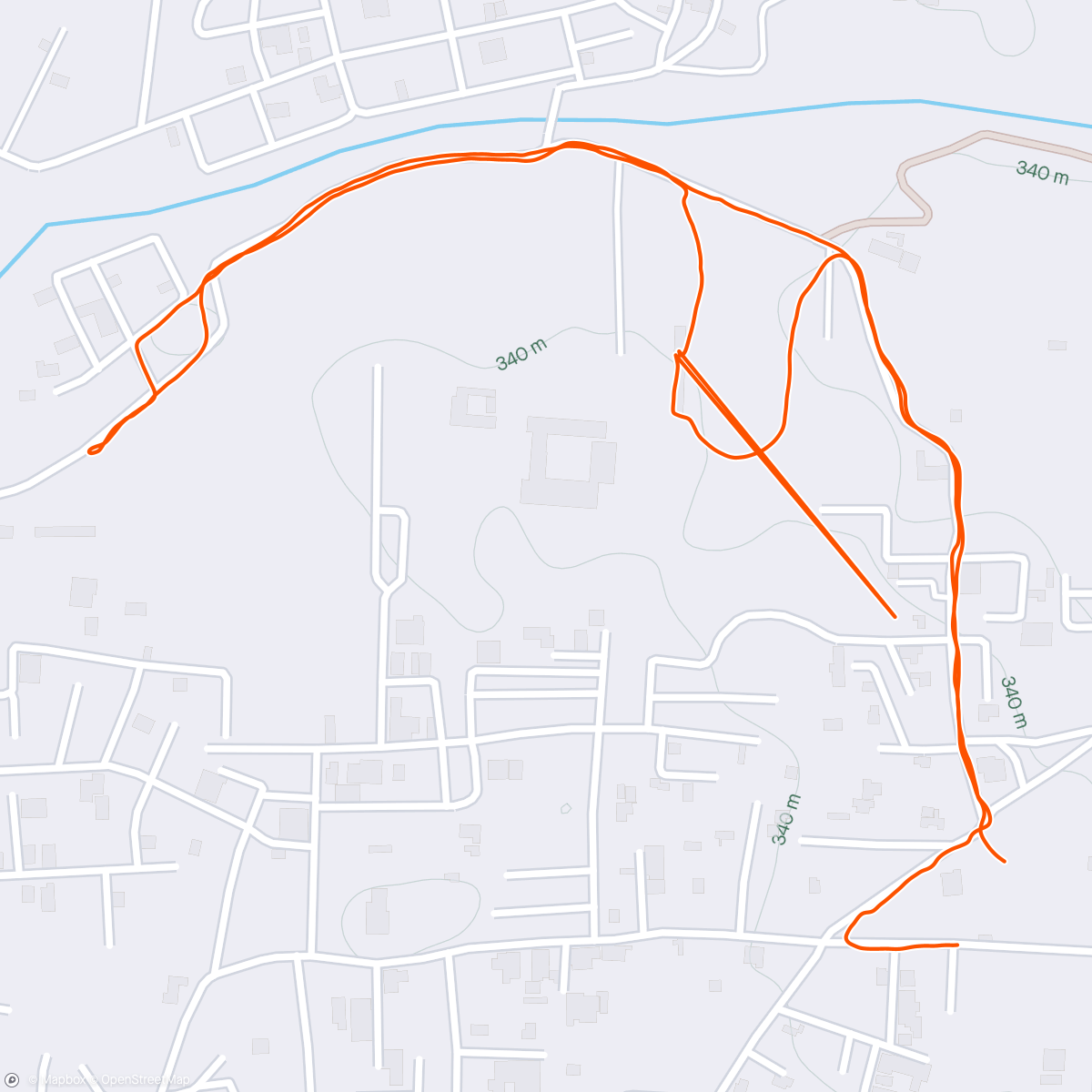 Map of the activity, Morning walk and jogging 🏃‍♂️