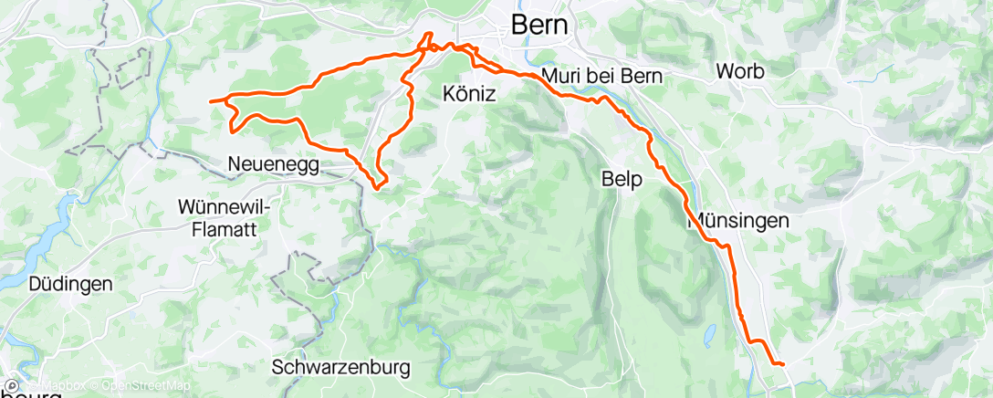 Map of the activity, Altherrentour