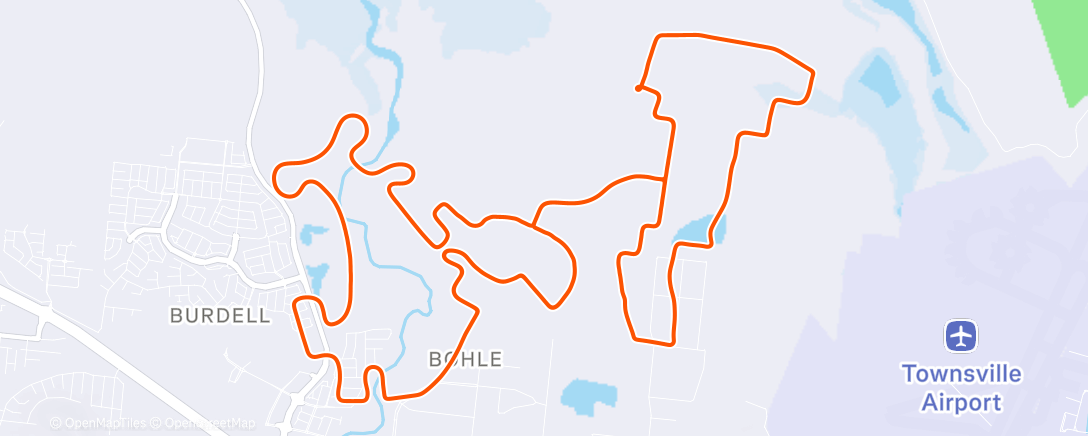Map of the activity, Christmas VO2 Max Blast