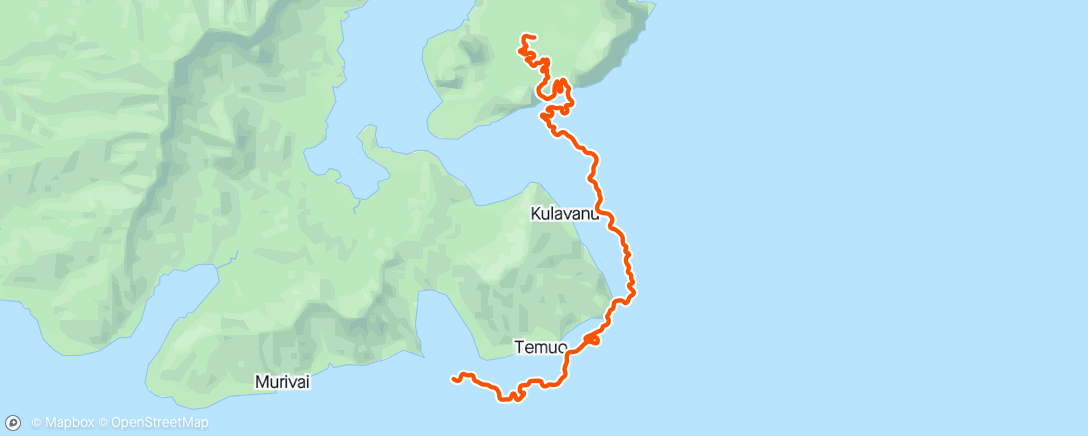 Map of the activity, Zwift - Zone 5 intervals Workout on Jurassic Coast in Watopia