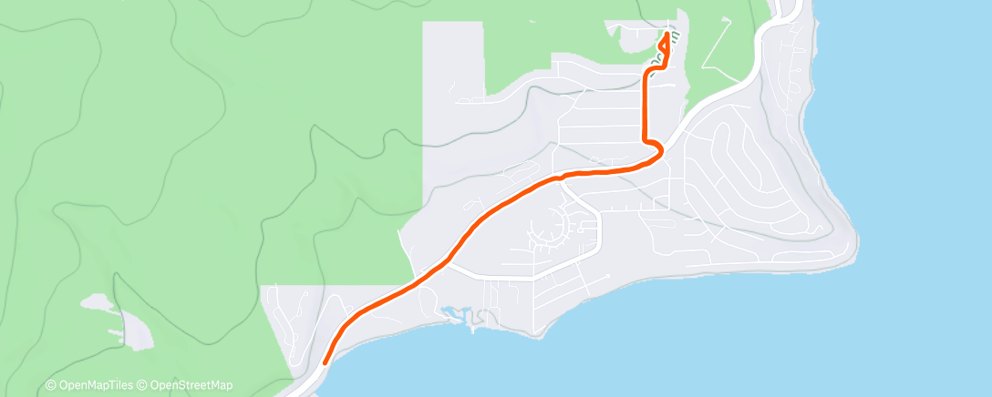 Map of the activity, Sunshine & Shorts