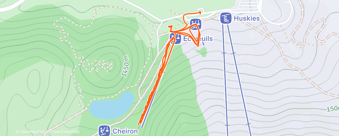 Карта физической активности (Piste noir 🤏)