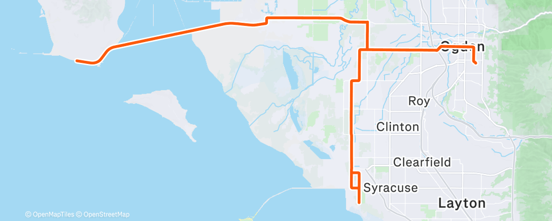 Map of the activity, Classic route