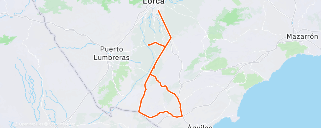 Карта физической активности (Bicicleta por la mañana)