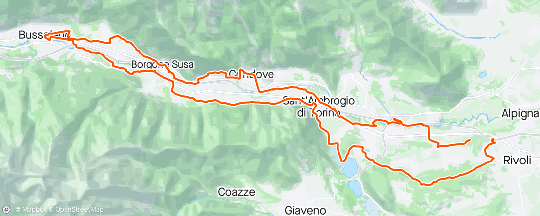 Map of the activity, Pachamama Gravel Ride | RedBike Rivoli