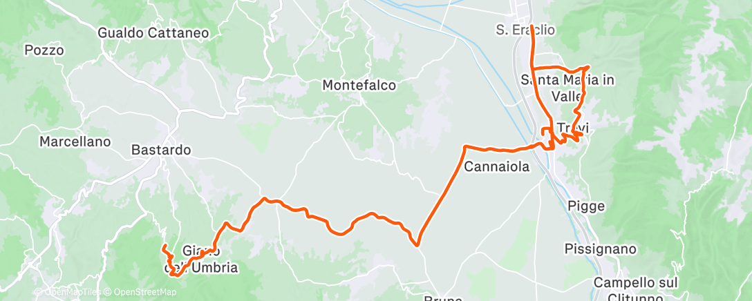 Map of the activity, Morning Ride