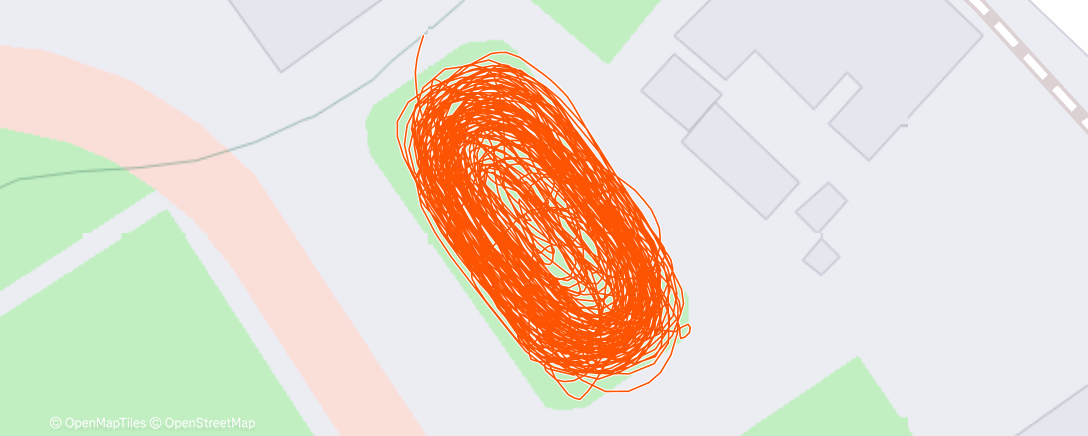 Map of the activity, Afternoon Workout