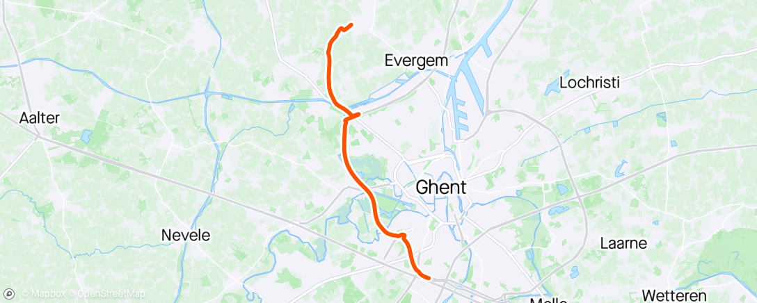 Map of the activity, Nachtrit