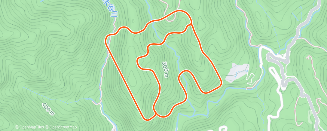 Map of the activity, MyWhoosh - Strength Tempo #7