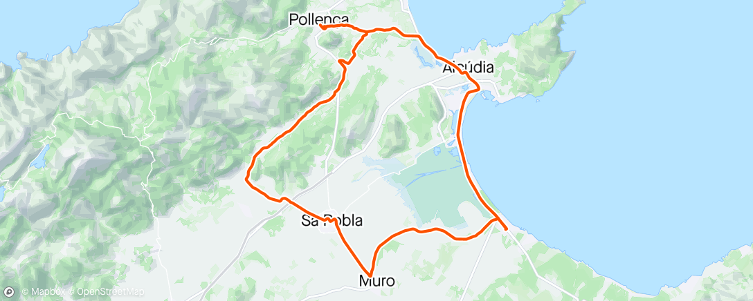 Map of the activity, Mallorca dag 5 - Dingletur rundt om kring