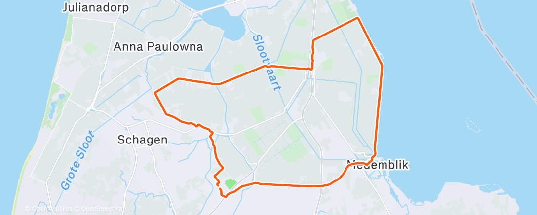 アクティビティ「Namiddagrit」の地図