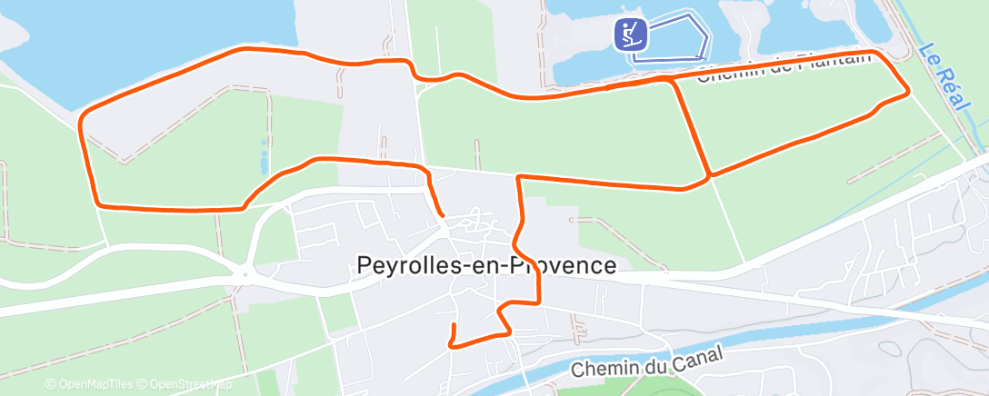 Карта физической активности (Afternoon Run)