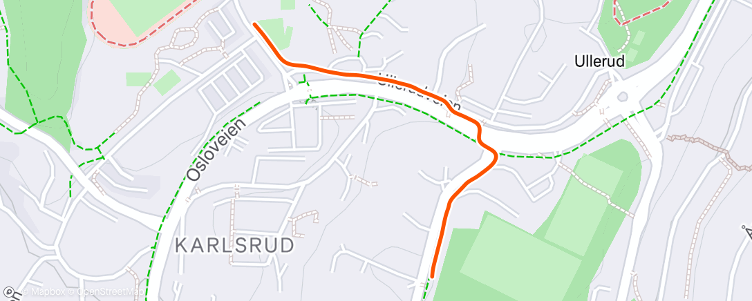 Map of the activity, Morning Run