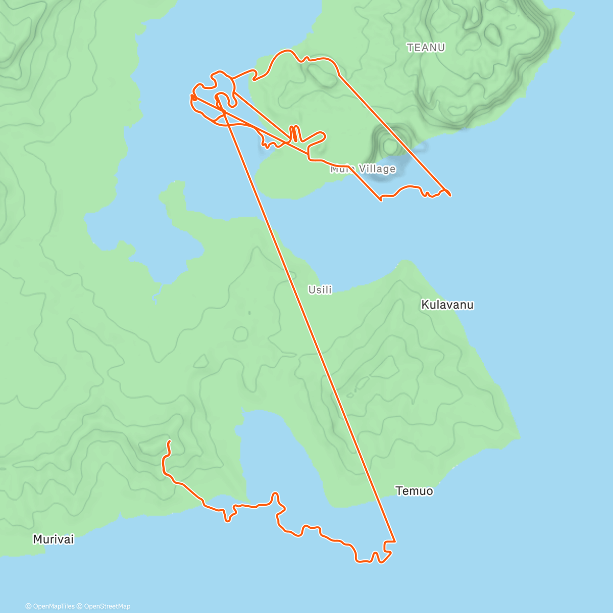 Map of the activity, Zwift - Volcano Circuit Heat Training