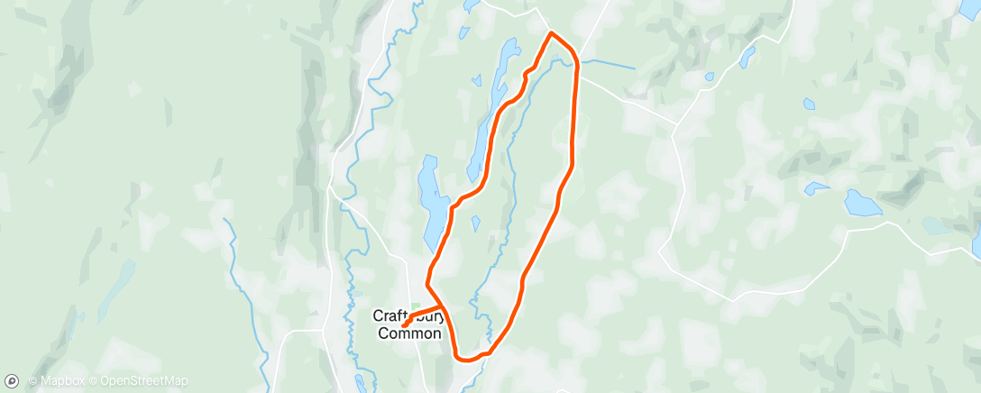 Map of the activity, Morning Run